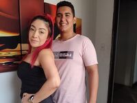 adult couple live sex webcam EsmeraldaAndJhon