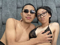 nude webcam couple live sex MielAndLeon